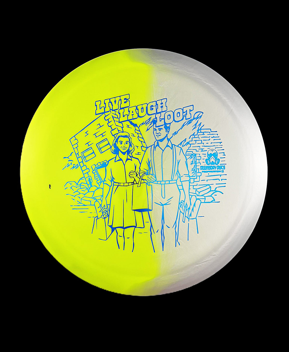 Doomsday Discs Retina Propaganda Retailer Exclusive Stamp (Green/Silver)