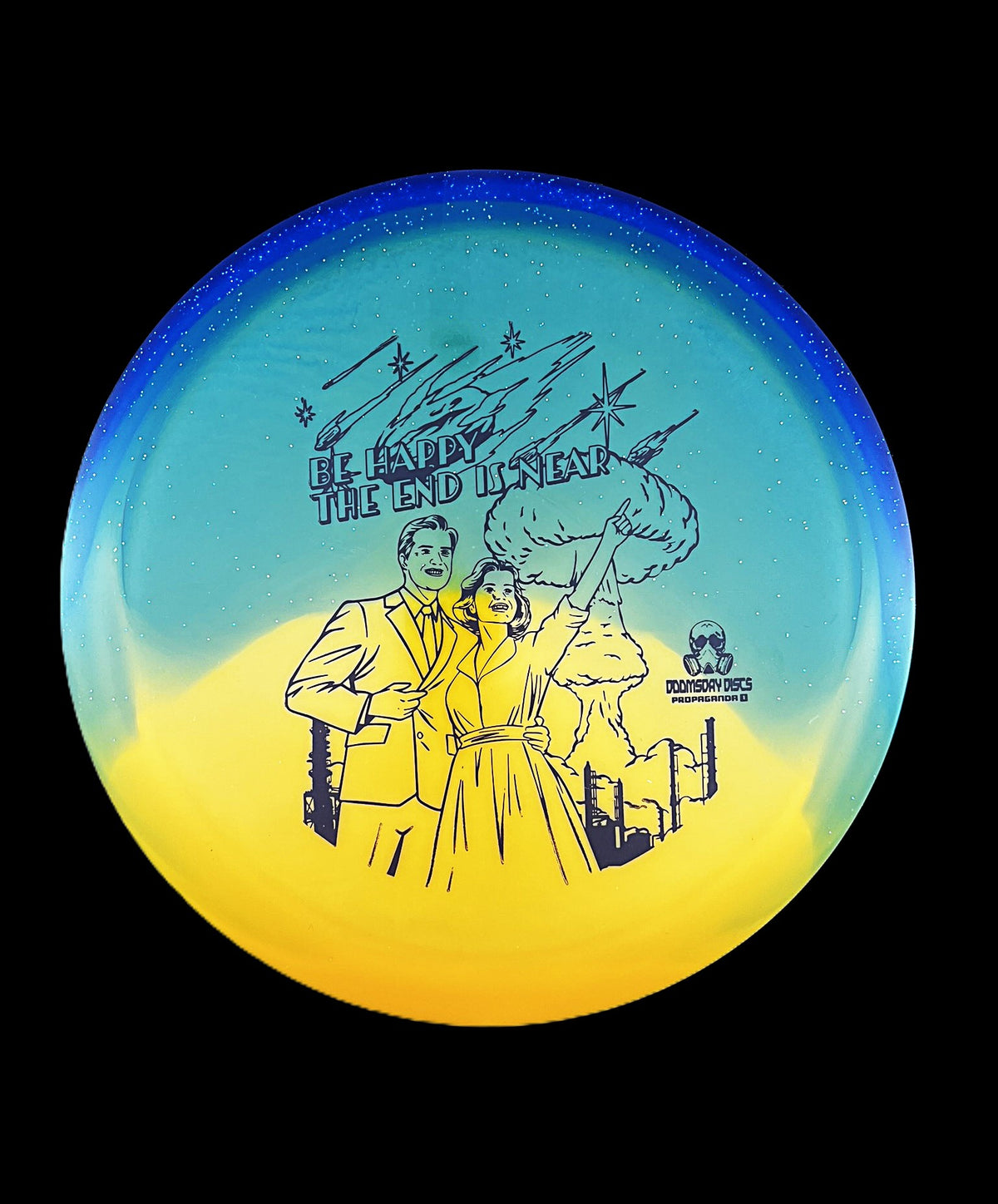 Doomsday Discs Retina Propaganda Retailer Exclusive Stamp (Blue/Orange)