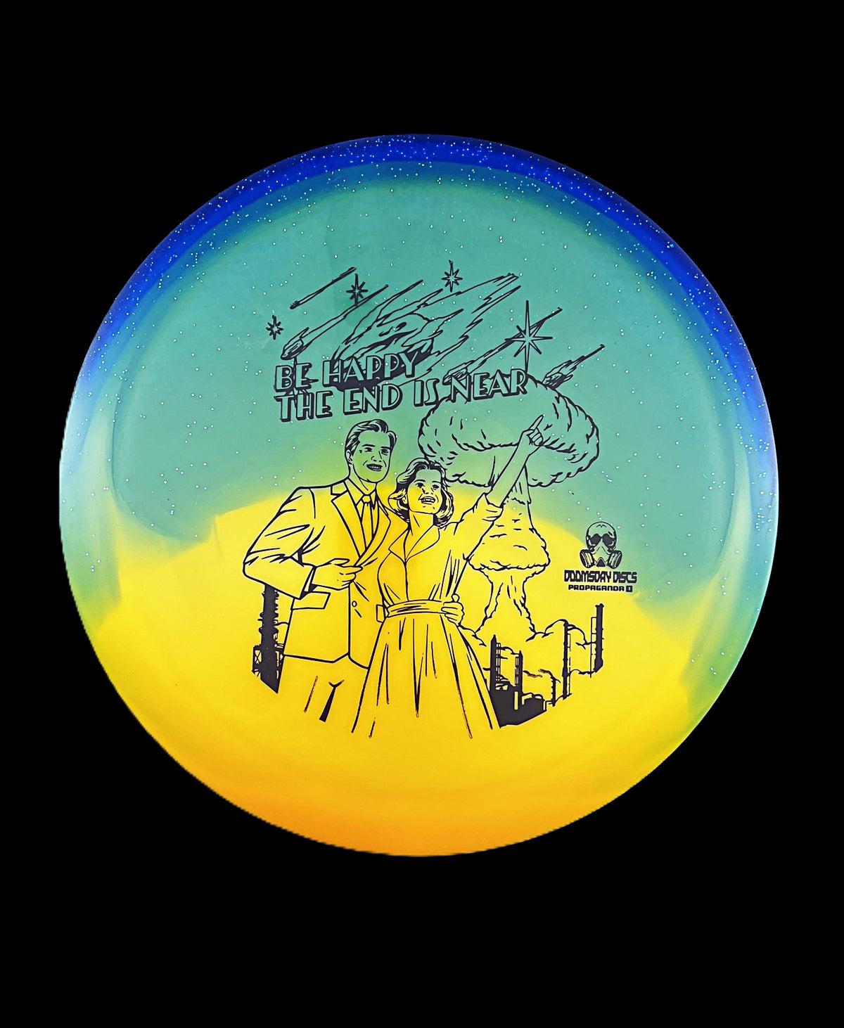 Doomsday Discs Retina Propaganda Retailer Exclusive Stamp (Blue/Orange)
