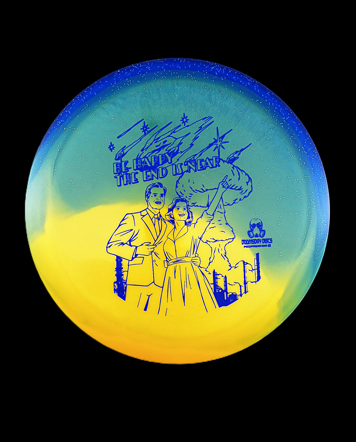 Doomsday Discs Retina Propaganda Retailer Exclusive Stamp (Blue/Orange)