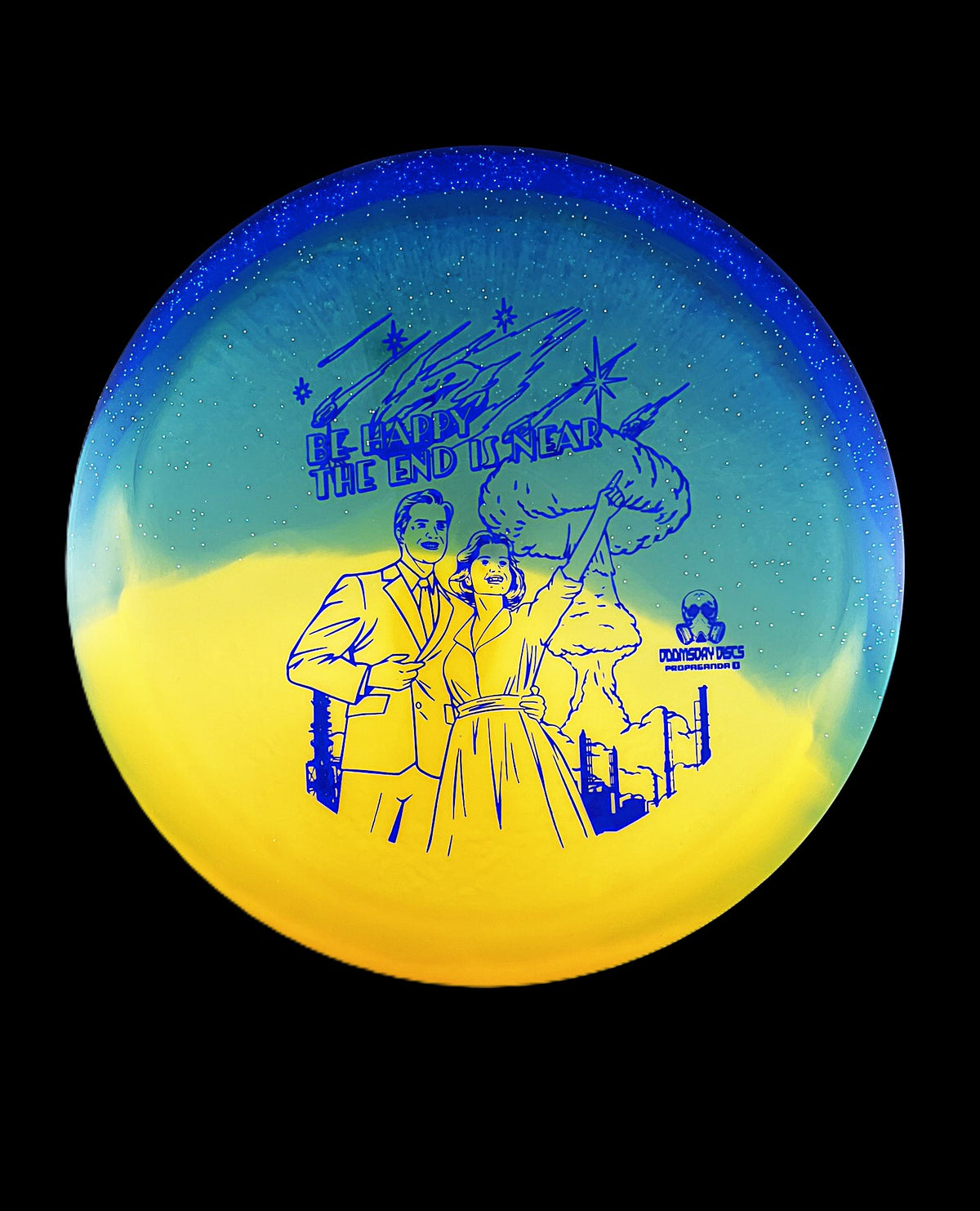 Doomsday Discs Retina Propaganda Retailer Exclusive Stamp (Blue/Orange)