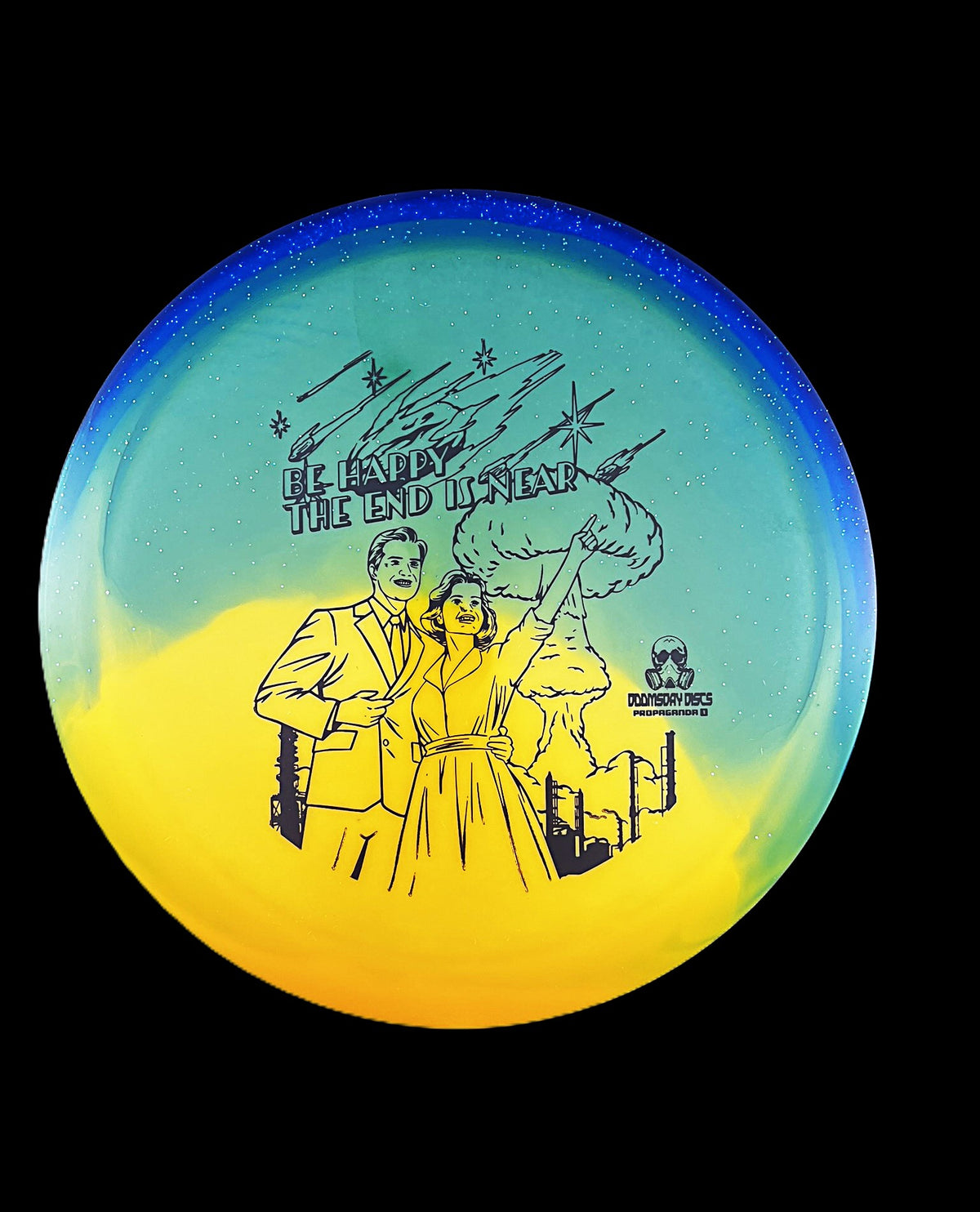 Doomsday Discs Retina Propaganda Retailer Exclusive Stamp (Blue/Orange)