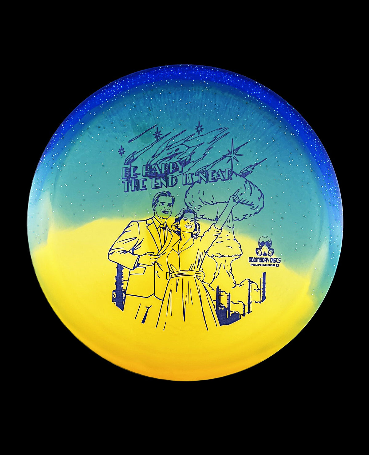 Doomsday Discs Retina Propaganda Retailer Exclusive Stamp (Blue/Orange)