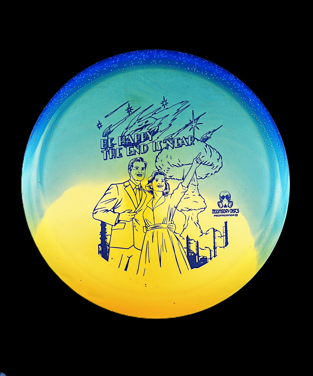 Doomsday Discs Retina Propaganda Retailer Exclusive Stamp (Blue/Orange)