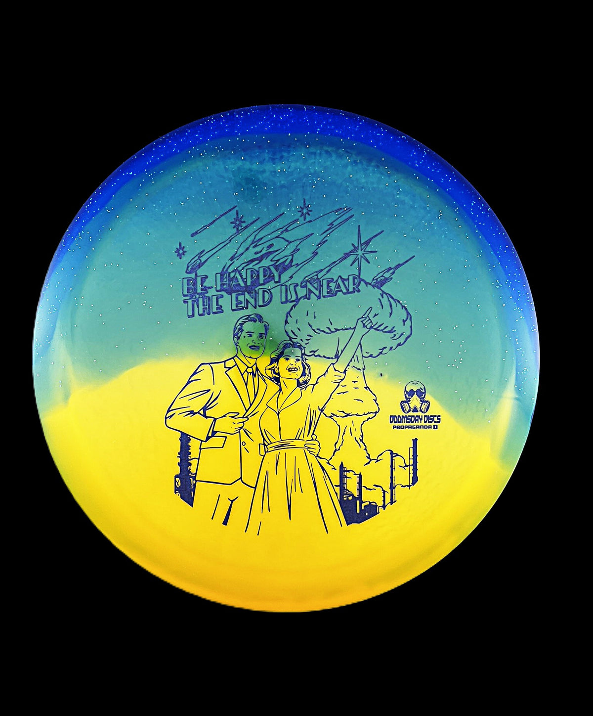 Doomsday Discs Retina Propaganda Retailer Exclusive Stamp (Blue/Orange)