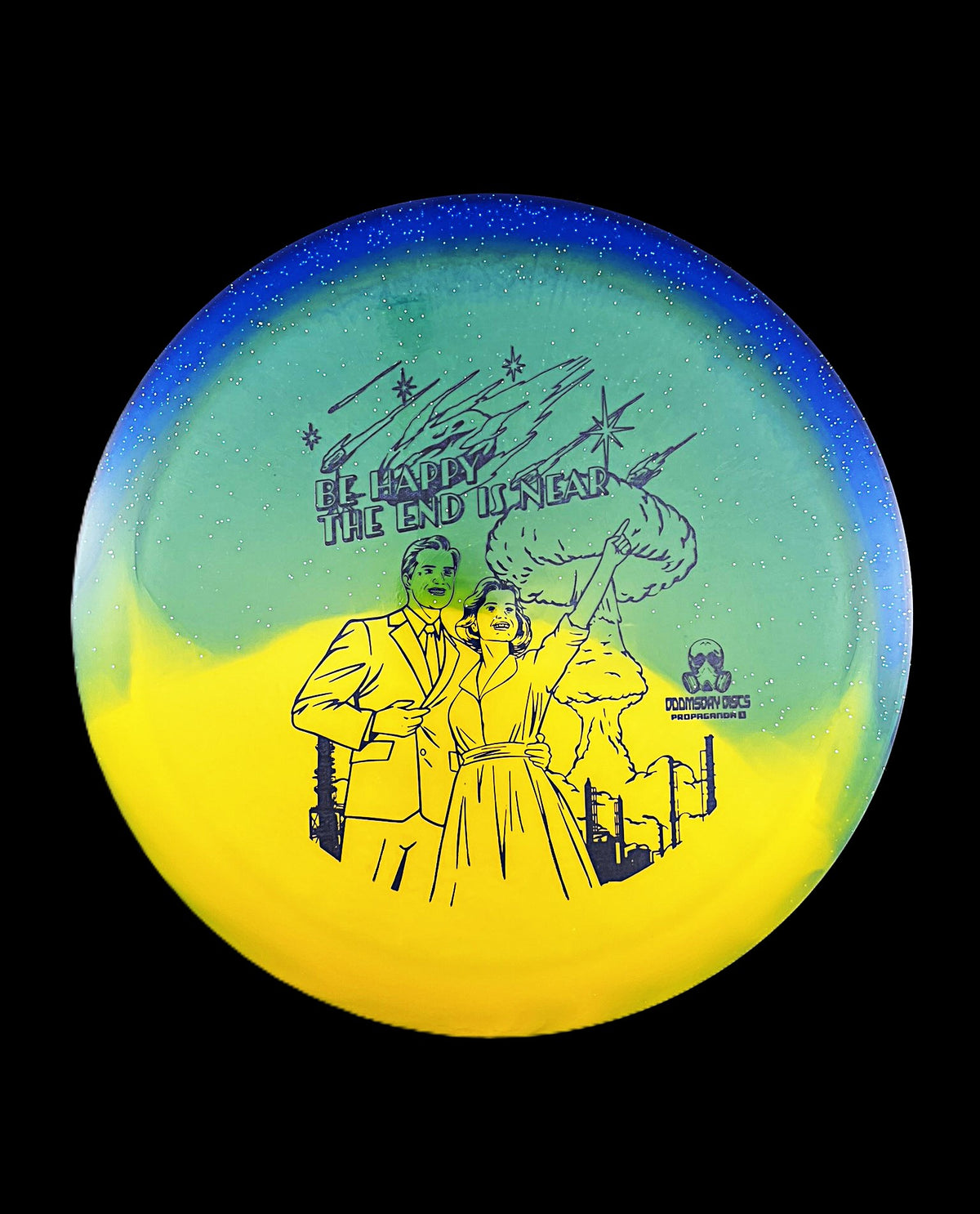 Doomsday Discs Retina Propaganda Retailer Exclusive Stamp (Blue/Orange)