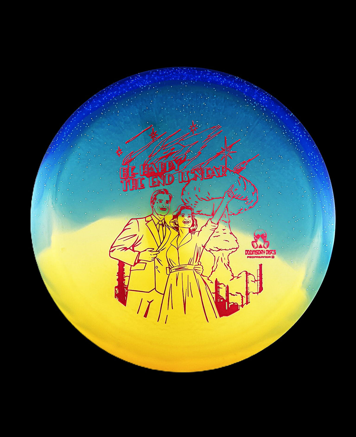Doomsday Discs Retina Propaganda Retailer Exclusive Stamp (Blue/Orange)