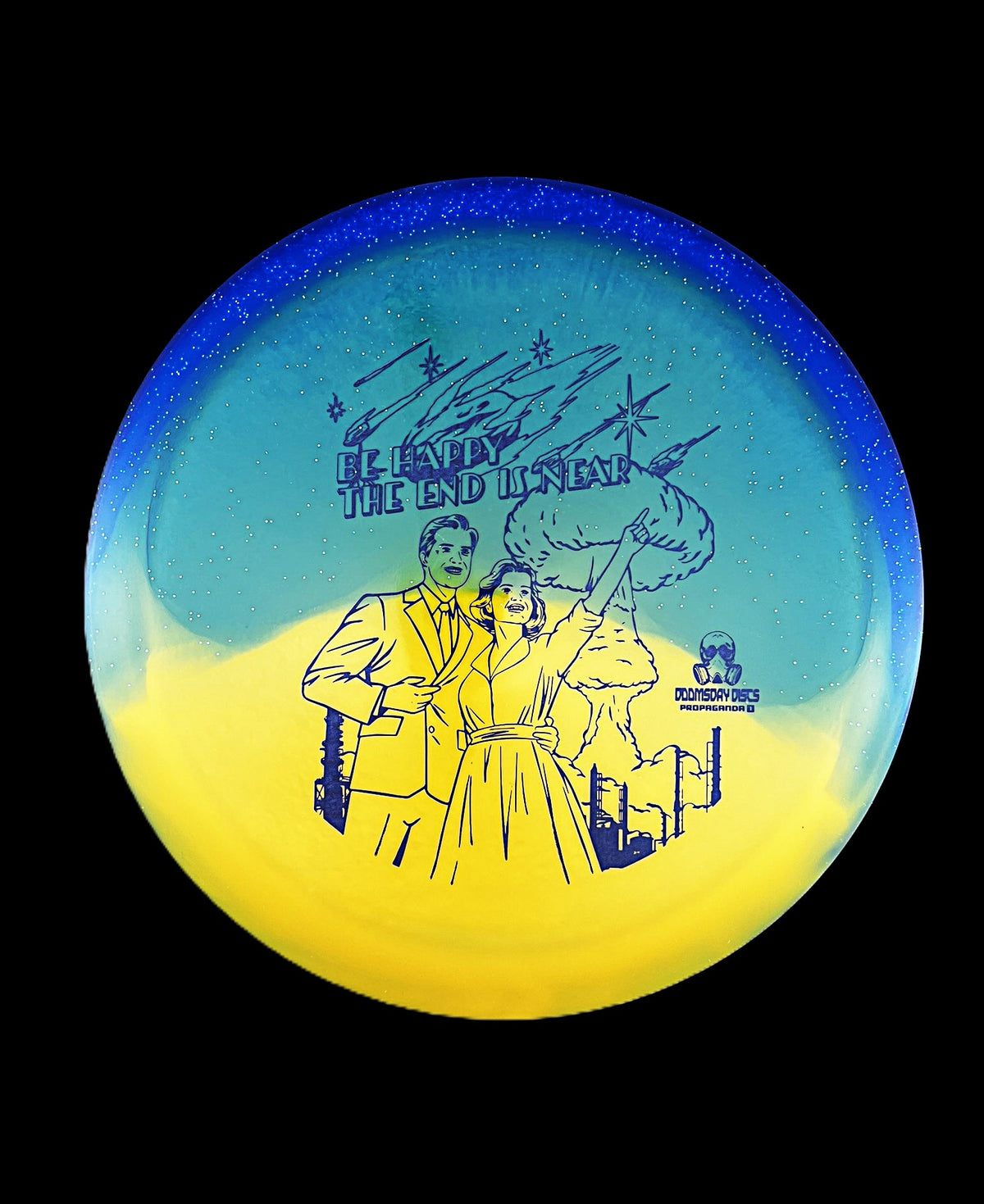 Doomsday Discs Retina Propaganda Retailer Exclusive Stamp (Blue/Orange)