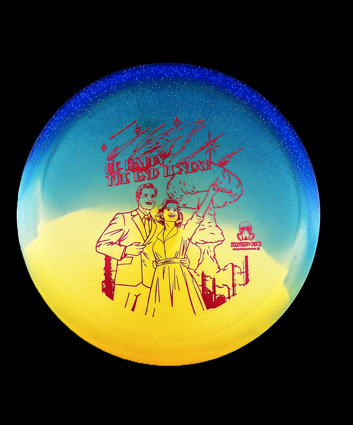 Doomsday Discs Retina Propaganda Retailer Exclusive Stamp (Blue/Orange)