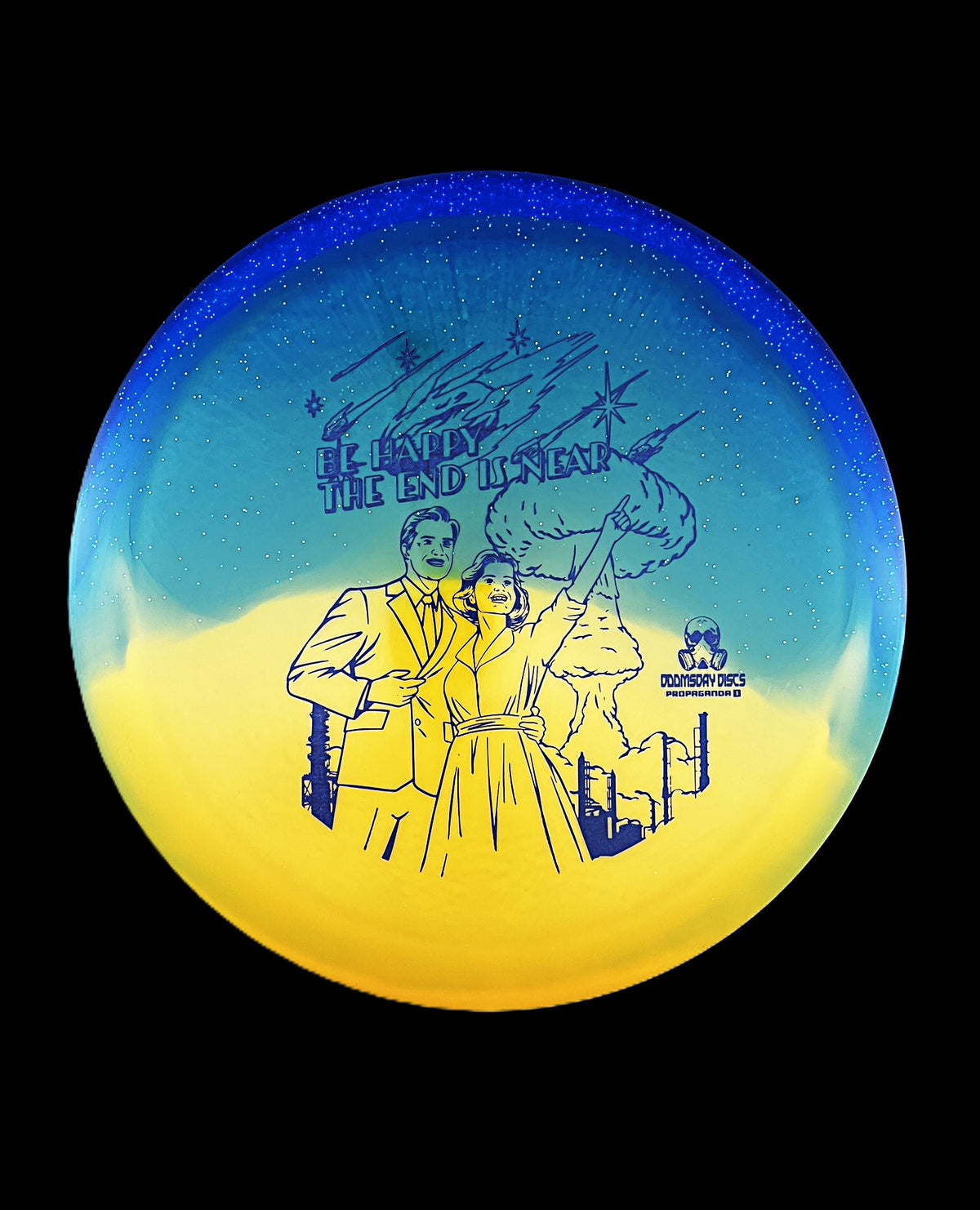 Doomsday Discs Retina Propaganda Retailer Exclusive Stamp (Blue/Orange)