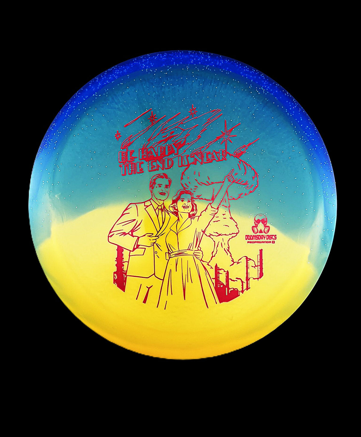 Doomsday Discs Retina Propaganda Retailer Exclusive Stamp (Blue/Orange)