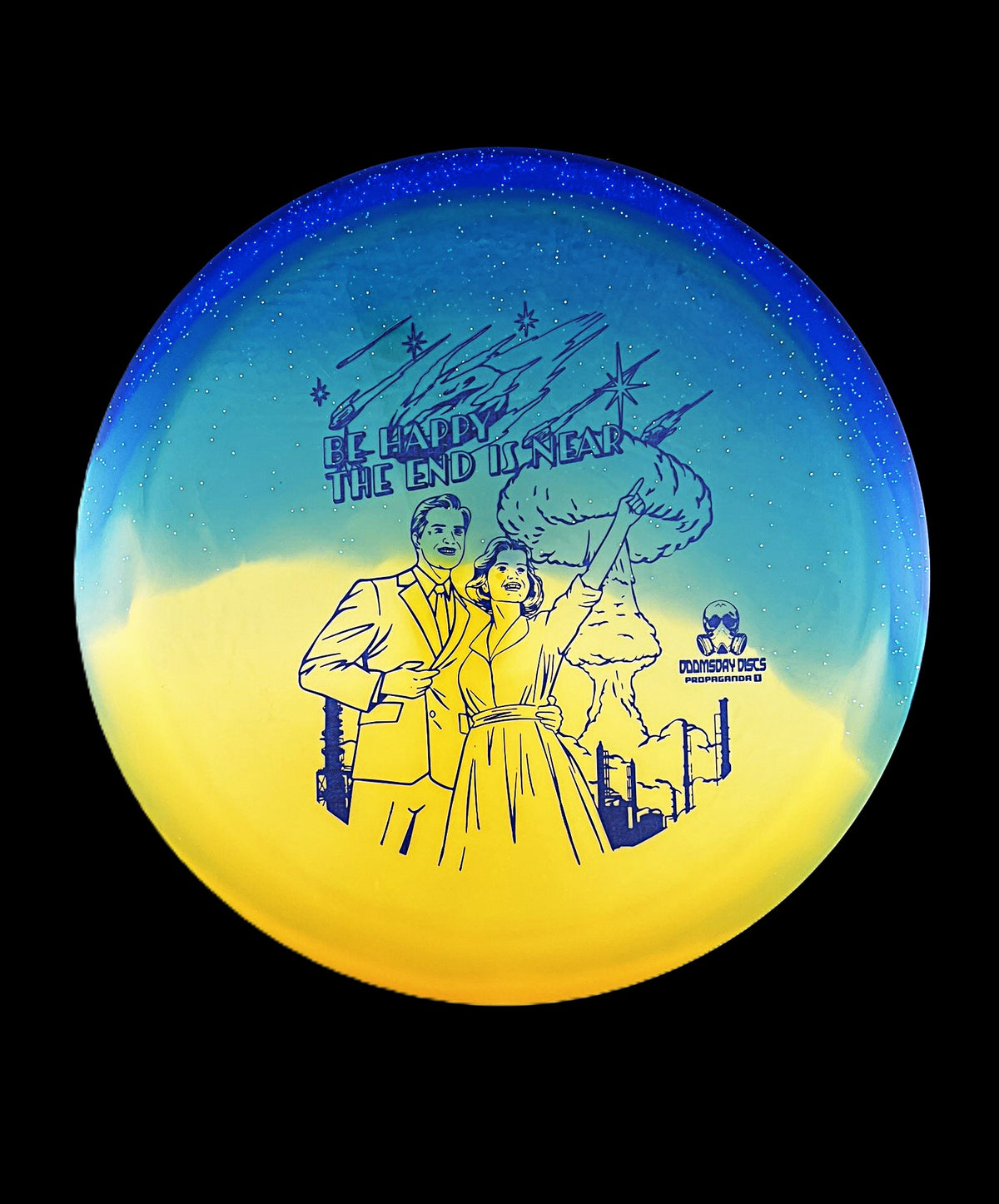 Doomsday Discs Retina Propaganda Retailer Exclusive Stamp (Blue/Orange)