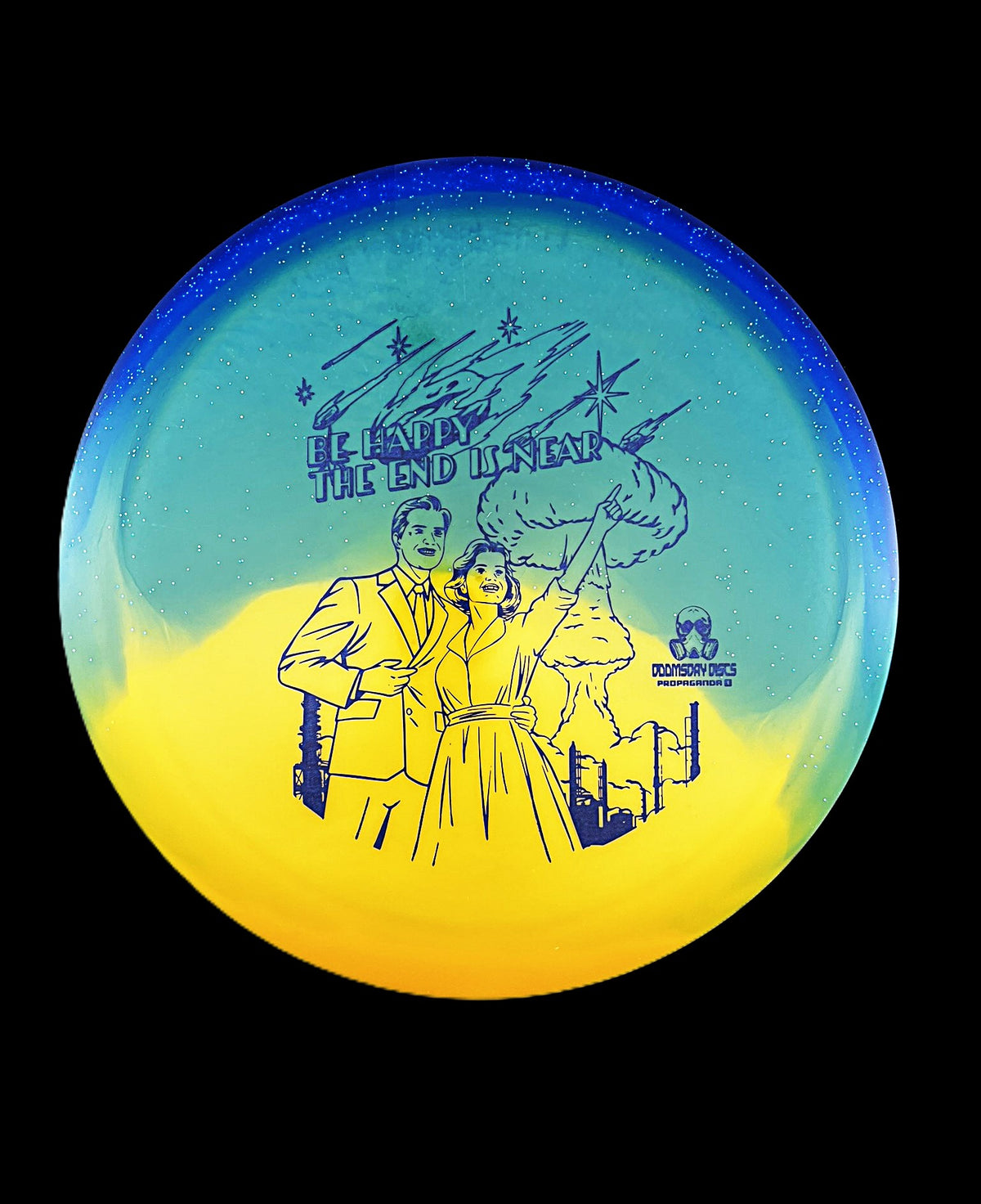 Doomsday Discs Retina Propaganda Retailer Exclusive Stamp (Blue/Orange)