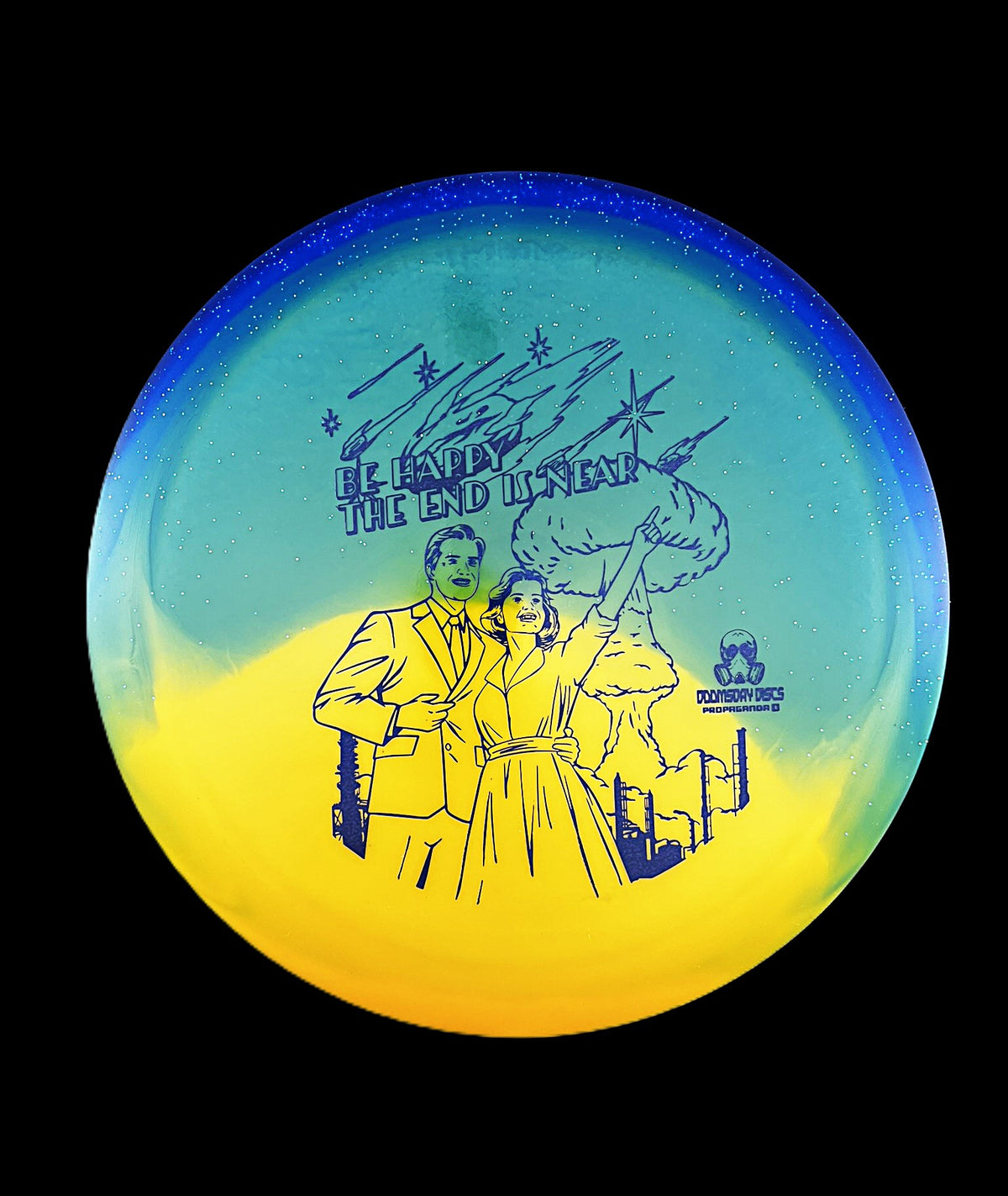 Doomsday Discs Retina Propaganda Retailer Exclusive Stamp (Blue/Orange)
