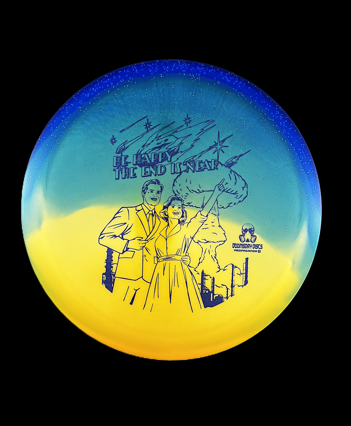 Doomsday Discs Retina Propaganda Retailer Exclusive Stamp (Blue/Orange)