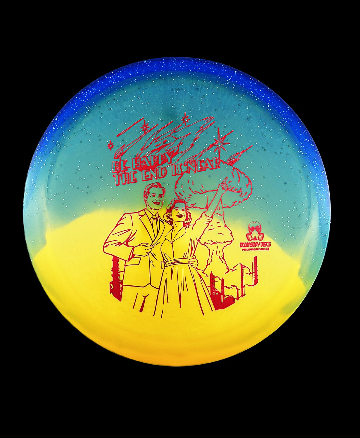 Doomsday Discs Retina Propaganda Retailer Exclusive Stamp (Blue/Orange)