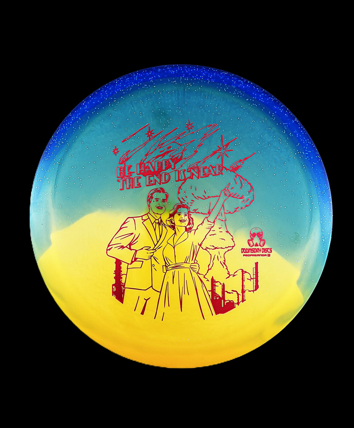 Doomsday Discs Retina Propaganda Retailer Exclusive Stamp (Blue/Orange)