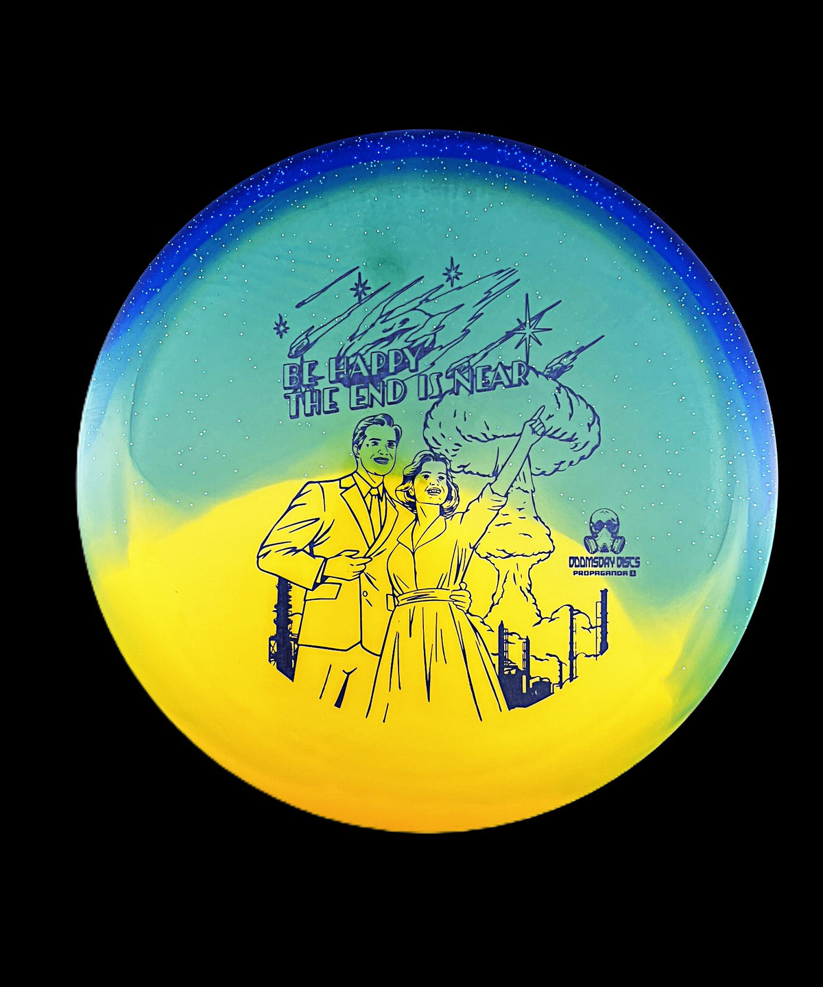 Doomsday Discs Retina Propaganda Retailer Exclusive Stamp (Blue/Orange)
