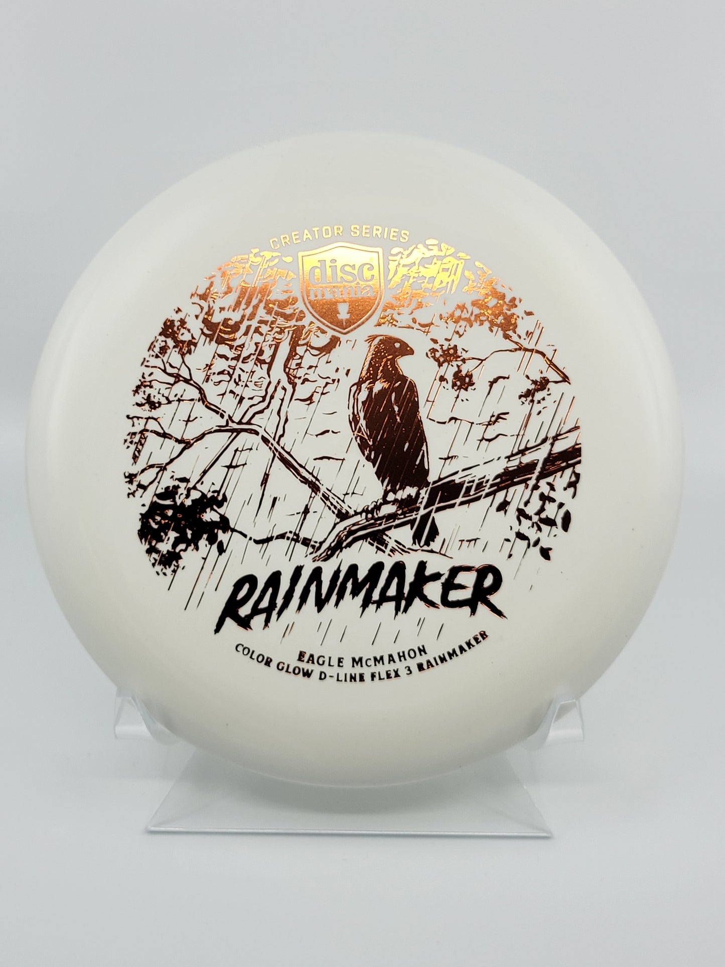Discmania Eagle McMahon Creator Series Color Glow D-Line Rainmaker (Flex 3)