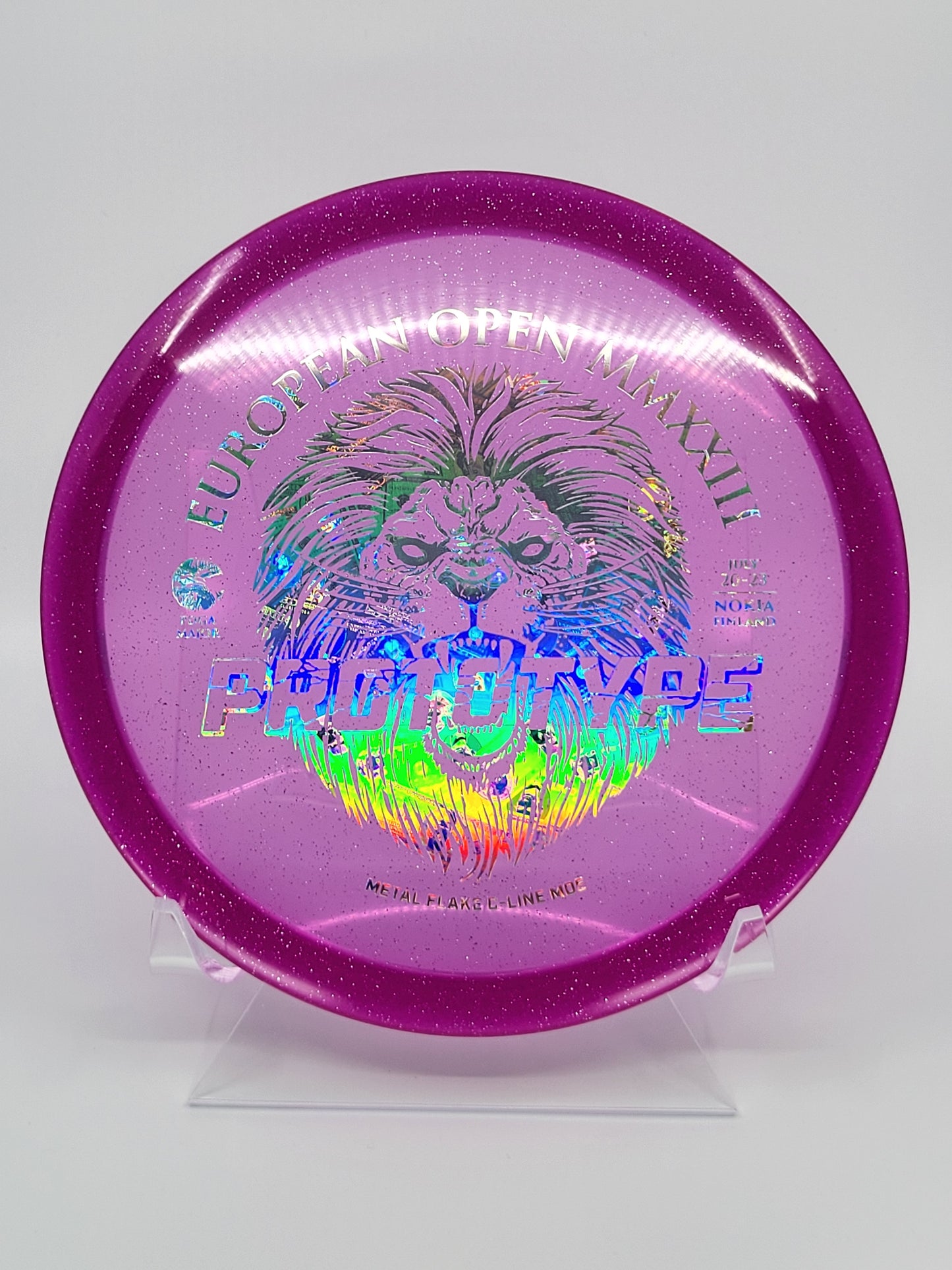 Discmania 2023 European Open Fundraiser Metal Flake C-Line MD5 Prototype