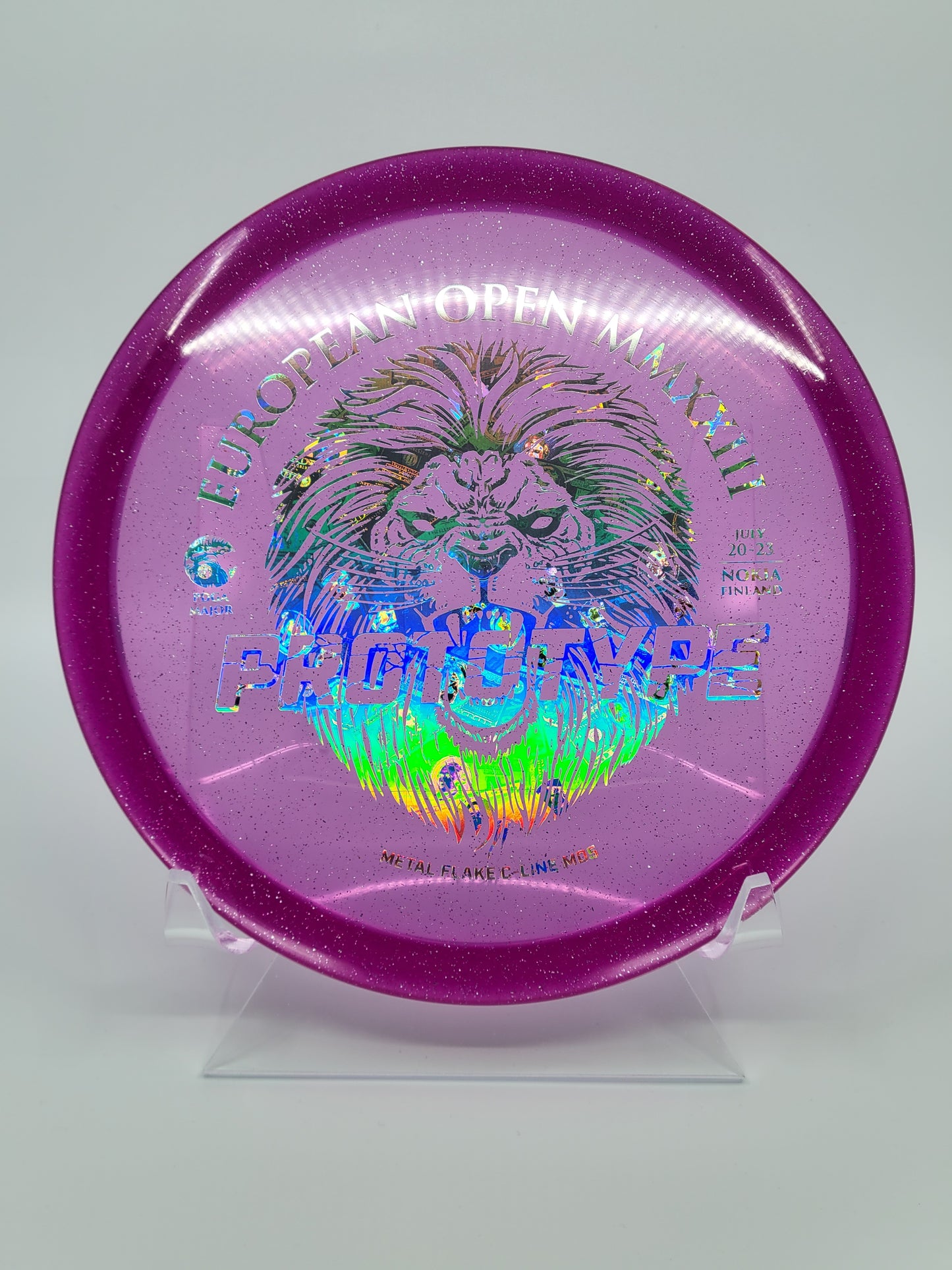 Discmania 2023 European Open Fundraiser Metal Flake C-Line MD5 Prototype