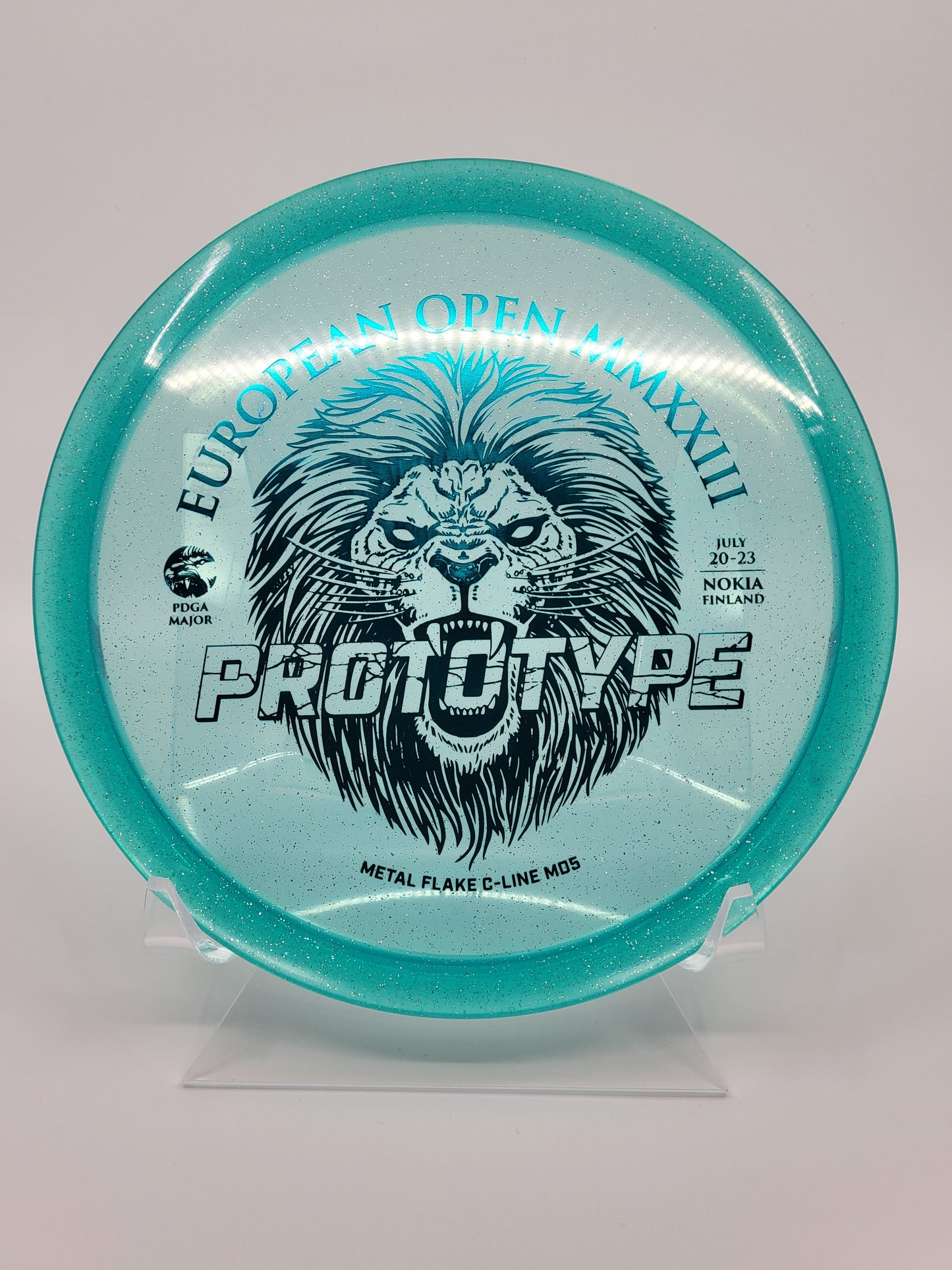 Discmania 2023 European Open Fundraiser Metal Flake C-Line MD5 Prototype