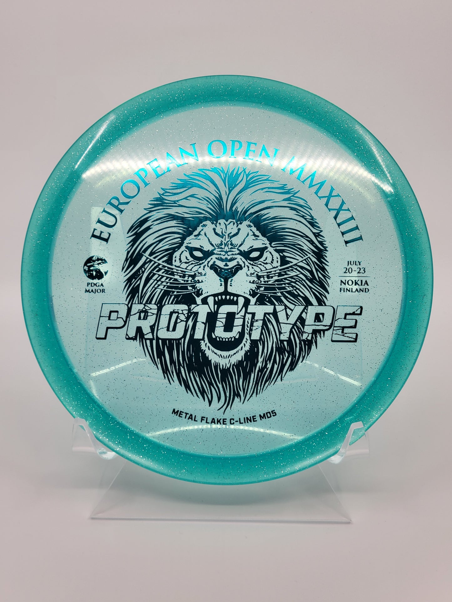 Discmania 2023 European Open Fundraiser Metal Flake C-Line MD5 Prototype